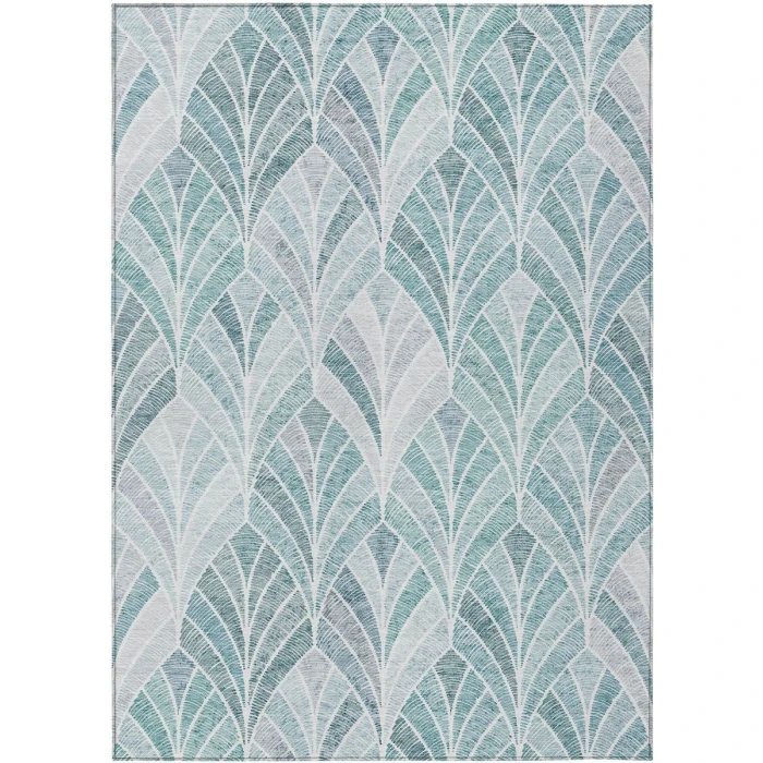 Addison Chantille ACN851-Aqua 10 ft. X 14 ft. Rectangle Rug