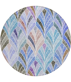 Addison Chantille ACN851-Blue 8 ft. X 8 ft. Round Rug