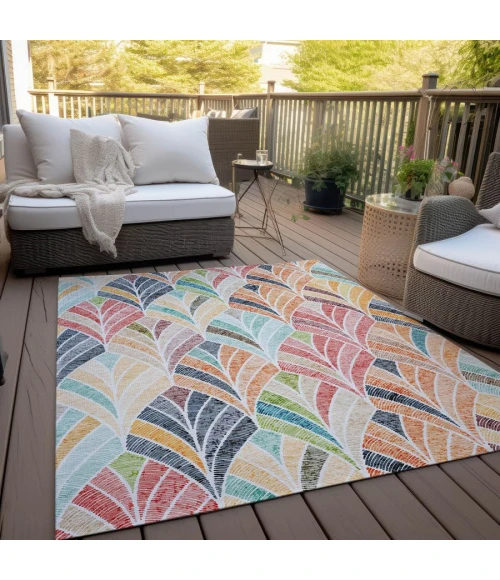 Addison Chantille ACN851-Orange 9 ft. X 12 ft. Rectangle Rug