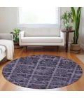 Addison Chantille ACN853-Purple 8 ft. X 8 ft. Round Rug