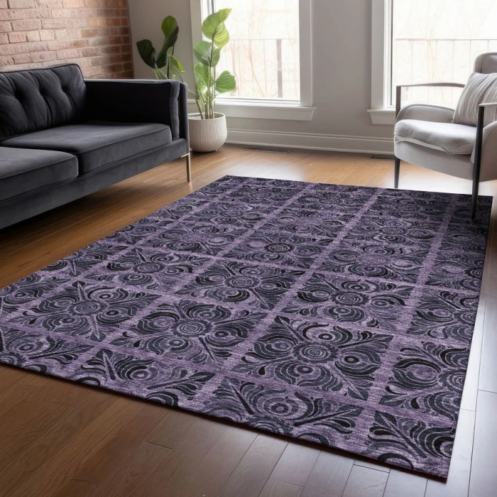 Addison Chantille ACN853-Purple 9 ft. X 12 ft. Rectangle Rug