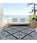 Addison Chantille ACN854-Black 8 ft. X 8 ft. Round Rug