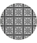 Addison Chantille ACN854-Black 8 ft. X 8 ft. Round Rug