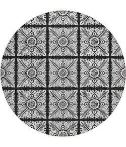 Addison Chantille ACN854-Black 8 ft. X 8 ft. Round Rug