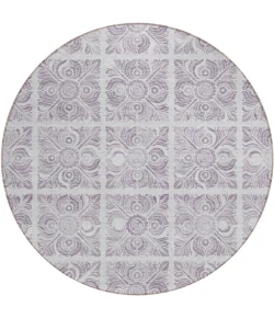 Addison Chantille ACN854-Lavender 8 ft. X 8 ft. Round Rug