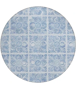 Addison Chantille ACN854-Sky 8 ft. X 8 ft. Round Rug