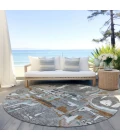 Addison Chantille ACN855-Gray 8 ft. X 8 ft. Round Rug