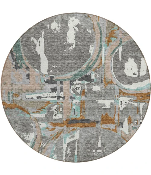 Addison Chantille ACN855-Gray 8 ft. X 8 ft. Round Rug