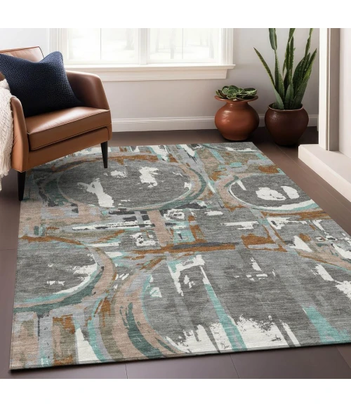 Addison Chantille ACN855-Gray 5 ft. X 7 ft. 6 in. Rectangle Rug