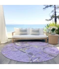 Addison Chantille ACN855-Lavender 8 ft. X 8 ft. Round Rug