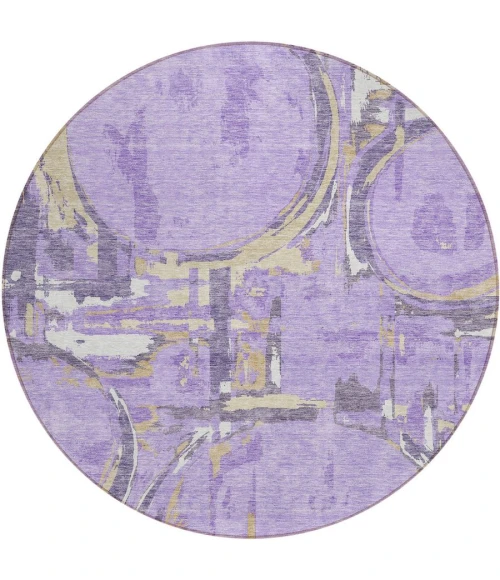 Addison Chantille ACN855-Lavender 8 ft. X 8 ft. Round Rug