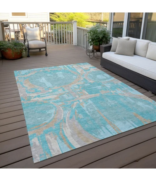 Addison Chantille ACN855-Teal 5 ft. X 7 ft. 6 in. Rectangle Rug
