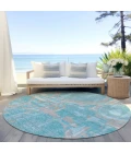 Addison Chantille ACN855-Teal 8 ft. X 8 ft. Round Rug