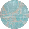 Addison Chantille ACN855-Teal 8 ft. X 8 ft. Round Rug