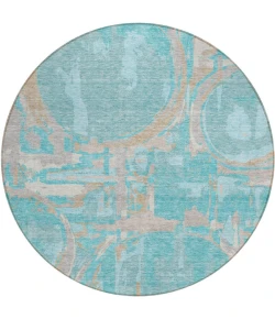 Addison Chantille ACN855-Teal 8 ft. X 8 ft. Round Rug