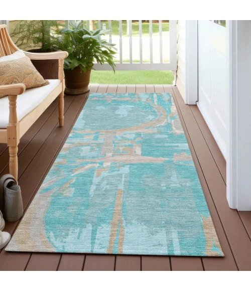 Addison Chantille ACN855-Teal 2 ft. 3 in. X 7 ft. 6 in. Rectangle Rug