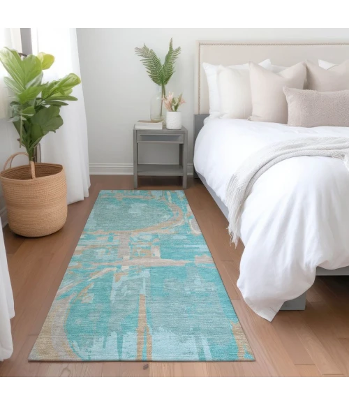 Addison Chantille ACN855-Teal 2 ft. 3 in. X 7 ft. 6 in. Rectangle Rug