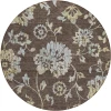 Addison Chantille ACN856-Chocolate 8 ft. X 8 ft. Round Rug