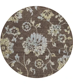 Addison Chantille ACN856-Chocolate 8 ft. X 8 ft. Round Rug
