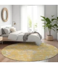 Addison Chantille ACN856-Gold 8 ft. X 8 ft. Round Rug