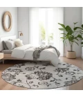 Addison Chantille ACN856-Gray 8 ft. X 8 ft. Round Rug