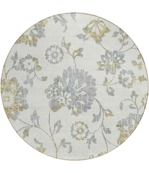 Addison Chantille ACN856-Ivory 8 ft. X 8 ft. Round Rug