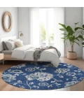 Addison Chantille ACN856-Navy 8 ft. X 8 ft. Round Rug