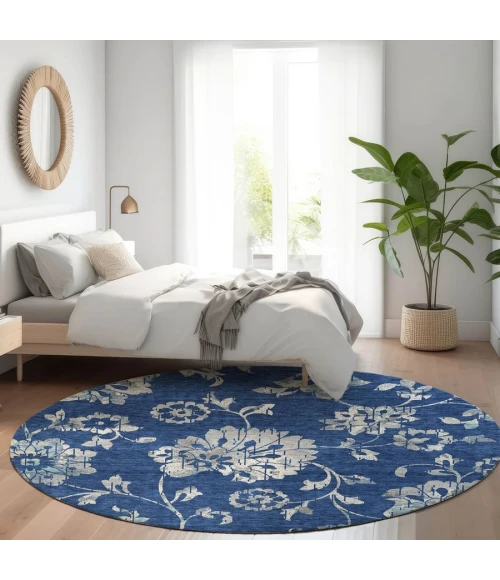 Addison Chantille ACN856-Navy 8 ft. X 8 ft. Round Rug