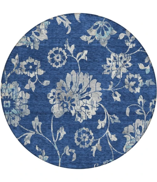 Addison Chantille ACN856-Navy 8 ft. X 8 ft. Round Rug
