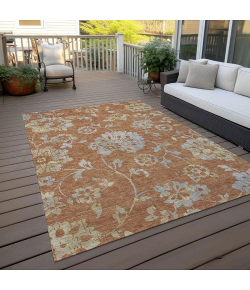 Addison Chantille ACN856-Paprika 5 ft. X 7 ft. 6 in. Rectangle Rug