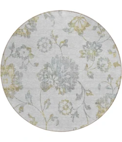 Addison Chantille ACN856-Silver 8 ft. X 8 ft. Round Rug