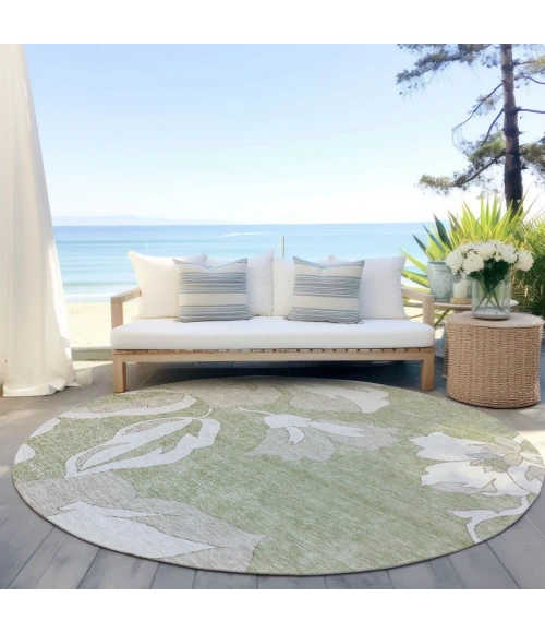 Addison Chantille ACN857-Aloe 8 ft. X 8 ft. Round Rug