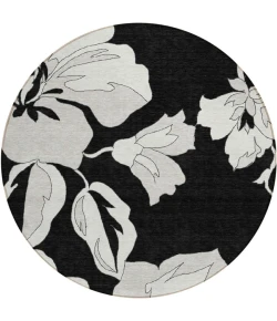Addison Chantille ACN857-Black 8 ft. X 8 ft. Round Rug