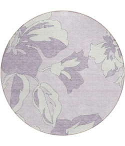 Addison Chantille ACN857-Lavender 8 ft. X 8 ft. Round Rug