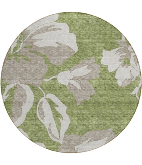 Addison Chantille ACN857-Olive 8 ft. X 8 ft. Round Rug