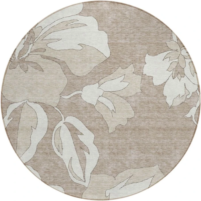 Addison Chantille ACN857-Taupe 8 ft. X 8 ft. Round Rug
