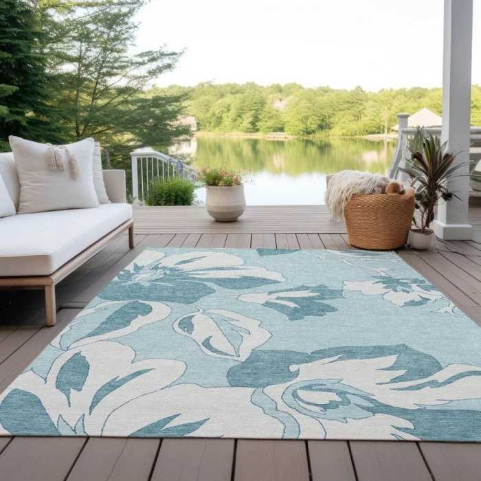 Addison Chantille ACN857-Teal 8 ft. X 10 ft. Rectangle Rug