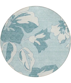 Addison Chantille ACN857-Teal 8 ft. X 8 ft. Round Rug