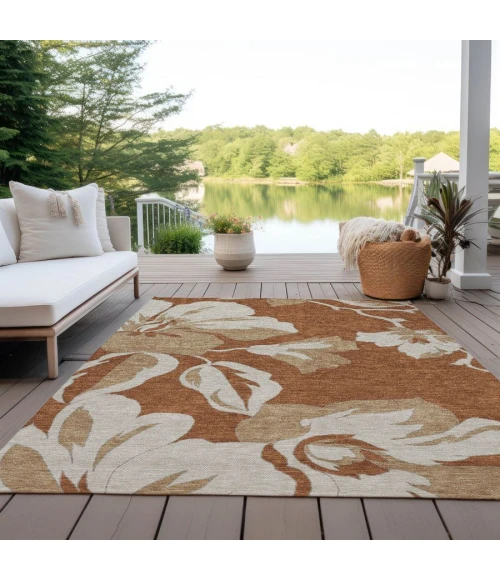 Addison Chantille ACN857-Terracotta 8 ft. X 10 ft. Rectangle Rug