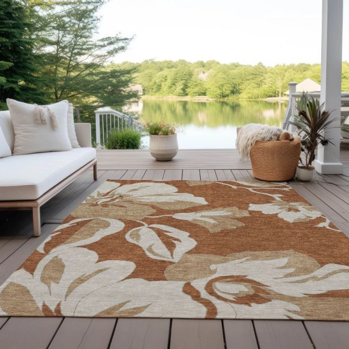 Addison Chantille ACN857-Terracotta 9 ft. X 12 ft. Rectangle Rug