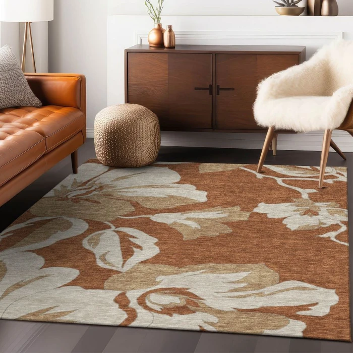 Addison Chantille ACN857-Terracotta 9 ft. X 12 ft. Rectangle Rug