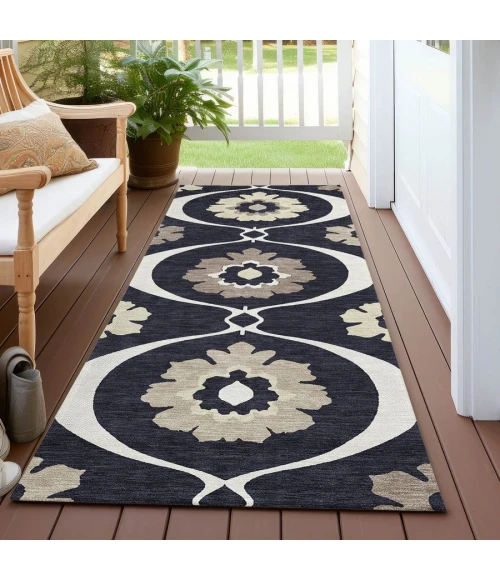 Addison Chantille ACN858-Black 2 ft. 3 in. X 7 ft. 6 in. Rectangle Rug