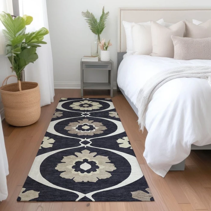 Addison Chantille ACN858-Black 2 ft. 3 in. X 7 ft. 6 in. Rectangle Rug