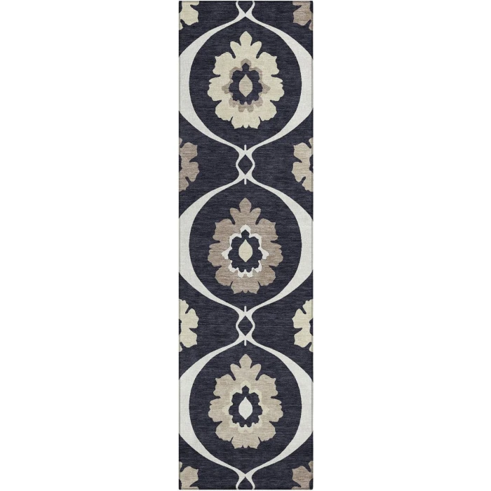 Addison Chantille ACN858-Black 2 ft. 3 in. X 7 ft. 6 in. Rectangle Rug