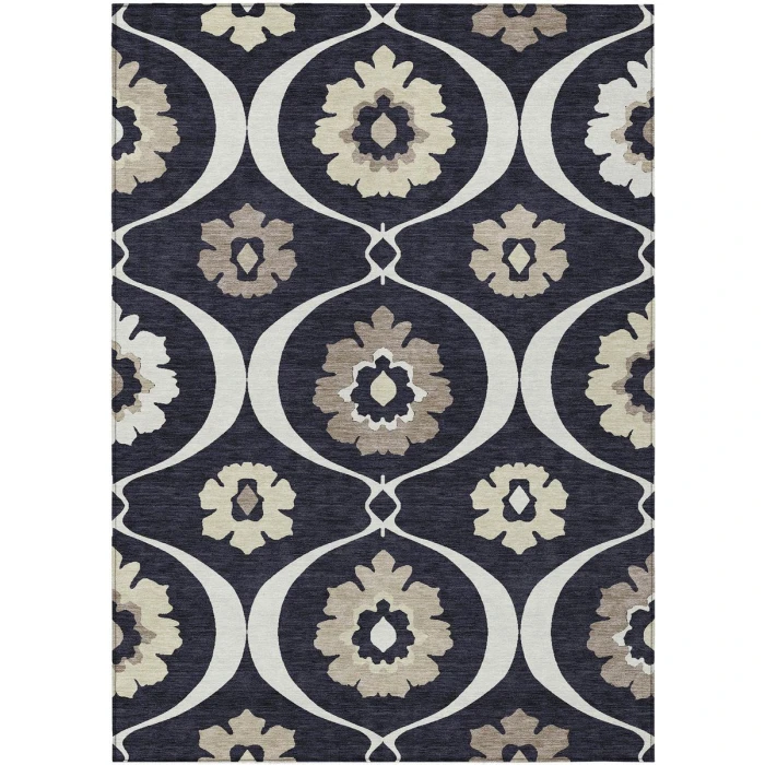 Addison Chantille ACN858-Black 9 ft. X 12 ft. Rectangle Rug