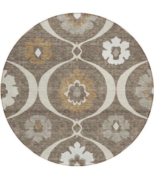 Addison Chantille ACN858-Brown 8 ft. X 8 ft. Round Rug