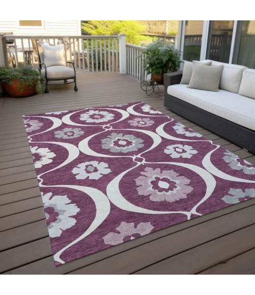 Addison Chantille ACN858-Eggplant 5 ft. X 7 ft. 6 in. Rectangle Rug