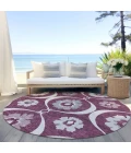 Addison Chantille ACN858-Eggplant 8 ft. X 8 ft. Round Rug