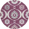 Addison Chantille ACN858-Eggplant 8 ft. X 8 ft. Round Rug