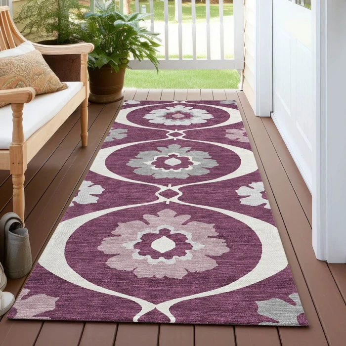 Addison Chantille ACN858-Eggplant 2 ft. 3 in. X 7 ft. 6 in. Rectangle Rug